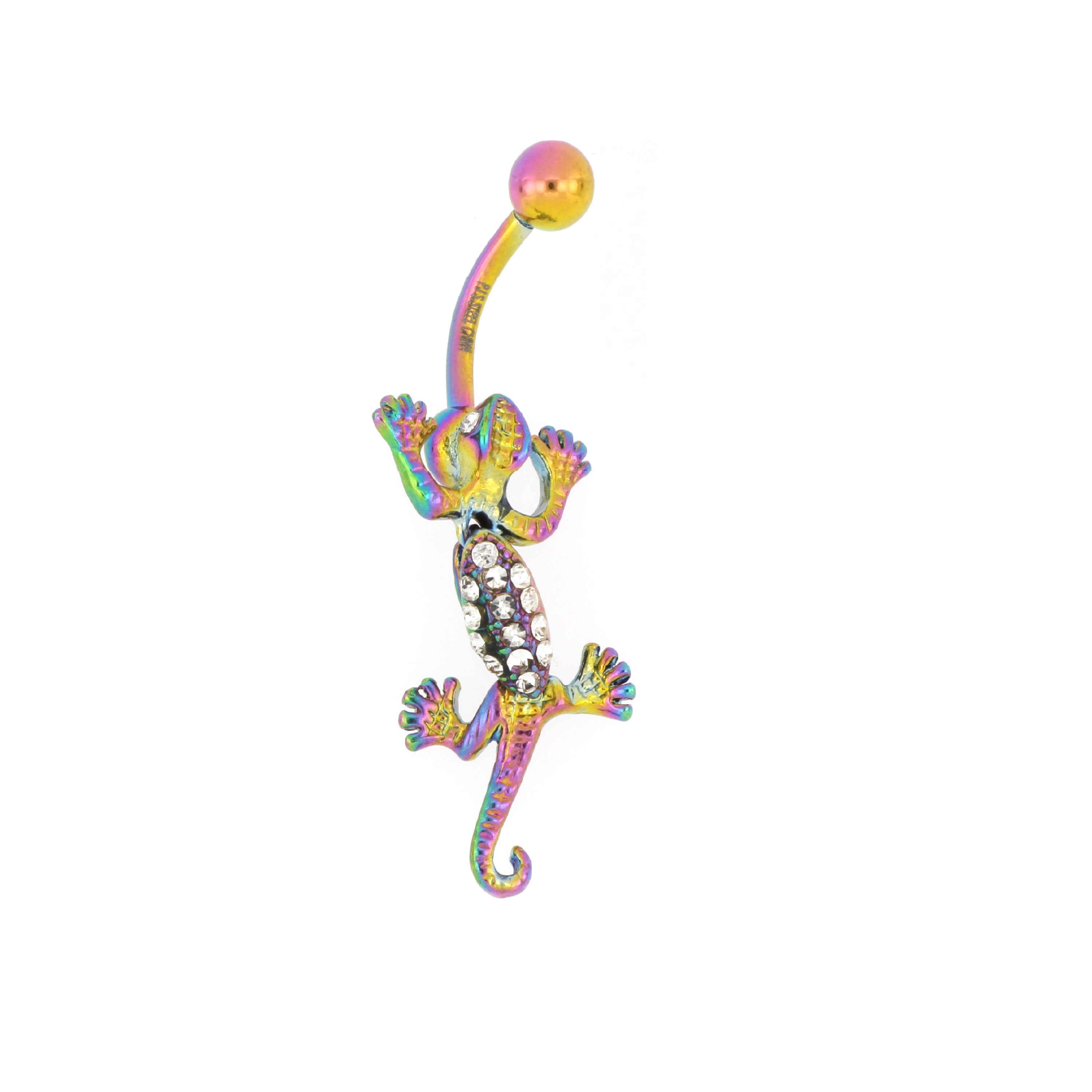 lizard belly button ring