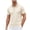 Khaki-top, variant on Hfnxid Men's Golf Shirts Solid Color Collar Top Button Up Business Short Sleeve Shirt Lightweight Casual Tops Black L