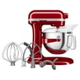 thumbnail image 1 of KitchenAid 5.7 L (6 qt.) Bowl-lift Stand Mixer 10 Speed with Attachments and Pouring Shield Empire Red, 1 of 5