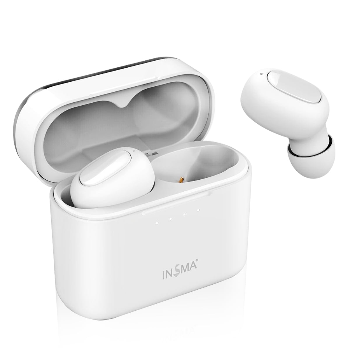 TWS bluetooth 5.0 Wireless Earbuds with [Wireless Charging Case] True Wireless Stereo Headphones in-Ear Built-in Mic Sports Earphones Noise Cancelling Sweatproof Headset Earpiece