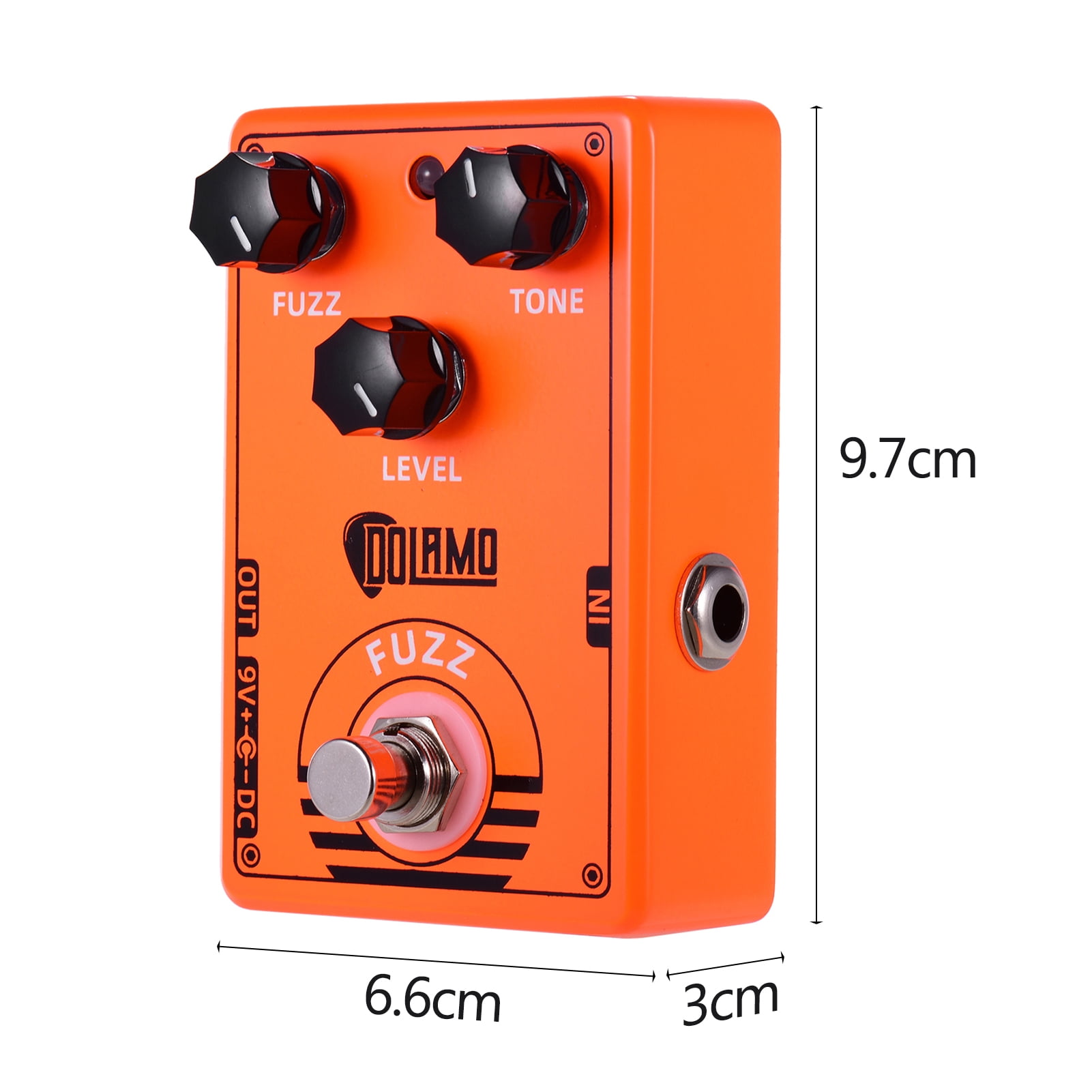 Dolamo Fuzz Guitar Pedal D-2 with True Bypass for Electric Guitar