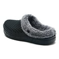 thumbnail image 6 of Pandaie Mens Womens Lined Clogs Unisex Winter Fleece Walking Garden Shoes Non Slip Fuzzy Plush Mules Footwear Black 6, 6 of 8