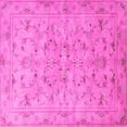 thumbnail image 1 of Ahgly Company Indoor Square Persian Pink Traditional Area Rugs, 4' Square, 1 of 4