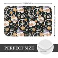 thumbnail image 2 of Halloween Non Slip Door Mat, Halloween Scull Peace Sign cool Halloween Decor Absorbent Bath Tub Mats, Bathroom Rugs Welcome Mat, Bath Mat for Halloween Decor Home, Kitchen 16x24in, 2 of 7