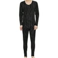 thumbnail image 1 of Haut à Manches Longues à Col Ras du Cou pour Homme, Pantalon Réversible en Velours Allemand à Taille Extensible, Ensemble de sous-Vêtements Thermiques, 1 of 6