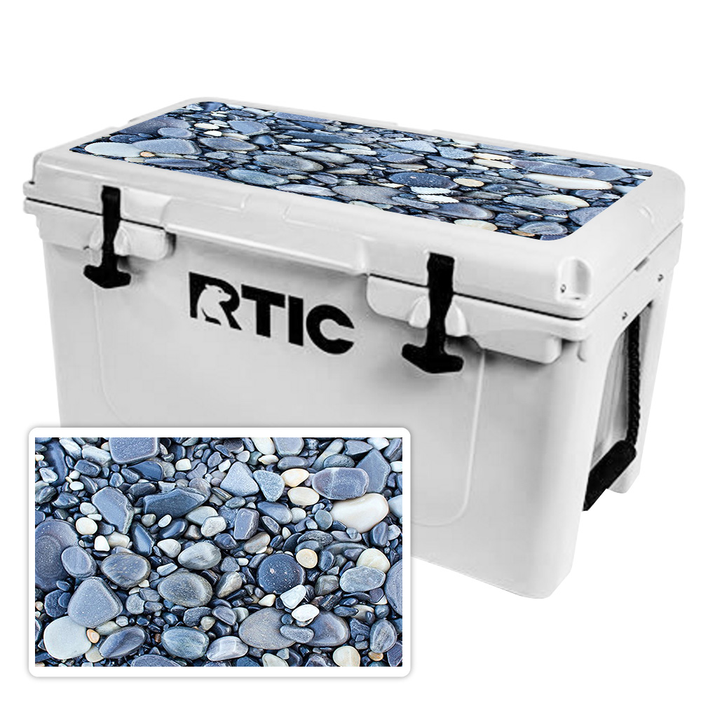 Skin Decal Wrap for RTIC 45 Cooler Lid (2017 Model) sticker Rocks ...