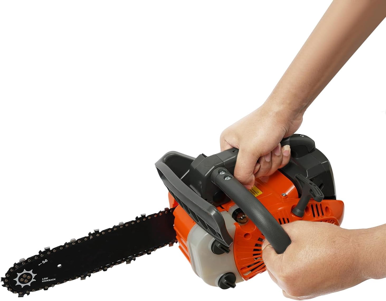 Miumaeov Top Handle Chainsaw 2-Stroke Engine Chainsaw High-Performance Wood Cutting Tool for Tree Pruning and Garden Maintenance