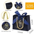 thumbnail image 3 of 50Pack Small Thank You Bags with Handle Bulk,5.5x2.5x4.7Inch Thank You Gift Bags,Blue Gift Bags with Handles,Party Favor Bags, 3 of 7