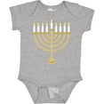 thumbnail image 3 of Inktastic Chanukah Hanukah Menorah Boys or Girls Baby Bodysuit, 3 of 5