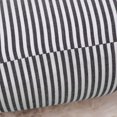 thumbnail image 5 of Unique Bargains Woven Stripe Decorative Throw Pillow Cover Black and White 18" x 18", 5 of 7
