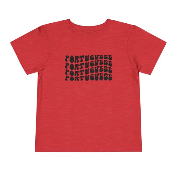 Portuguese Portugal Toddler Shirt Gifts Boy Girl Size 2T-5T