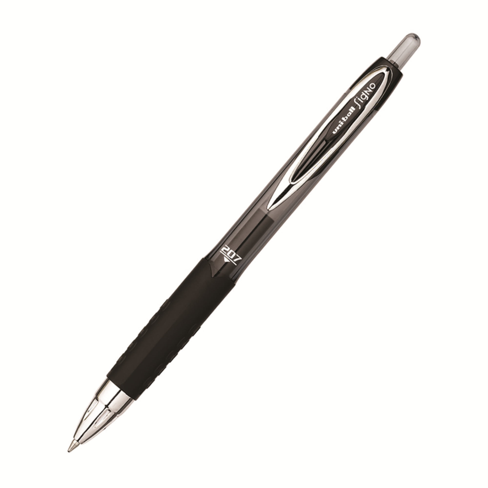 Uni-Ball Gel 207 Retractable Gel Pen, Medium Point, Black