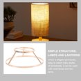 thumbnail image 2 of SHISUYAN DIY Lampshade Frame Wire Lamp Shade Frame Desk Lamp Cage DIY Shells Chandelier Metal Frame, 2 of 8