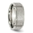 thumbnail image 4 of Chisel Stainless Steel Polished with Grain Finish Center 8mm Ridged Edge Band, 4 of 6