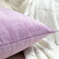 thumbnail image 5 of Home Soft Things Textured Velvet 4 Piece Pillow Shell Set - Mauve Shadows - 20" x 20", 5 of 7