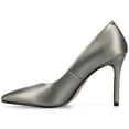 thumbnail image 3 of Journee Womens Venus Stiletto Heel Pointed Toe Comfort Dress Pumps, 3 of 9