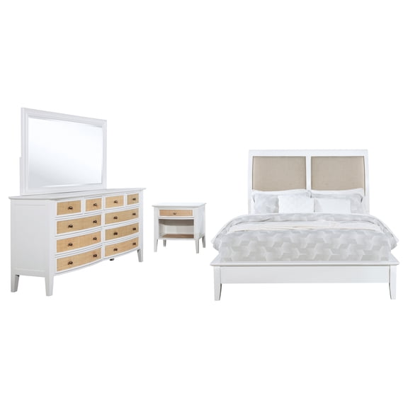 Bexhill 4-piece Queen Bedroom Set White