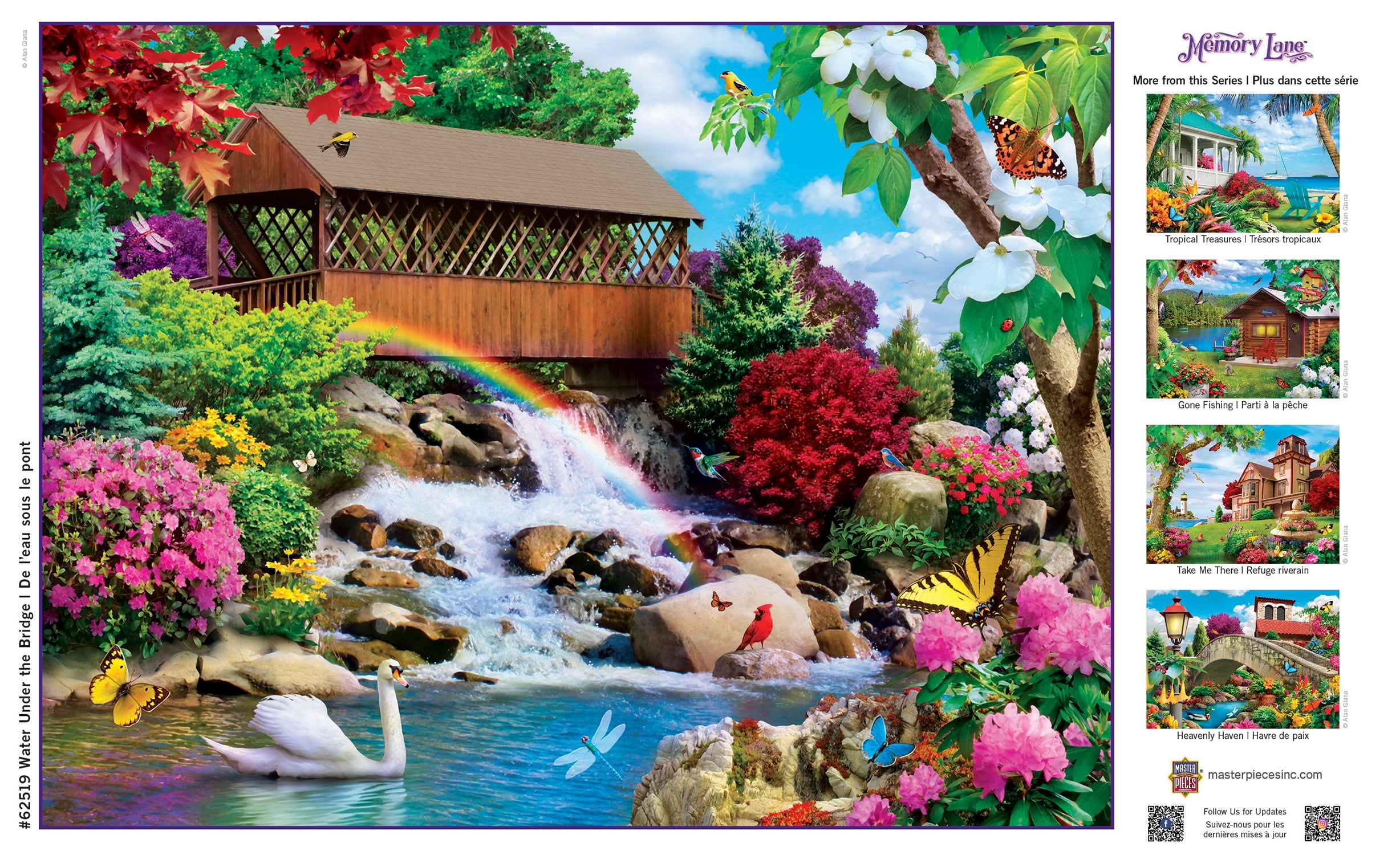Memory Lane - Water Under the Bridge 300 Piece EZ Grip Puzzle