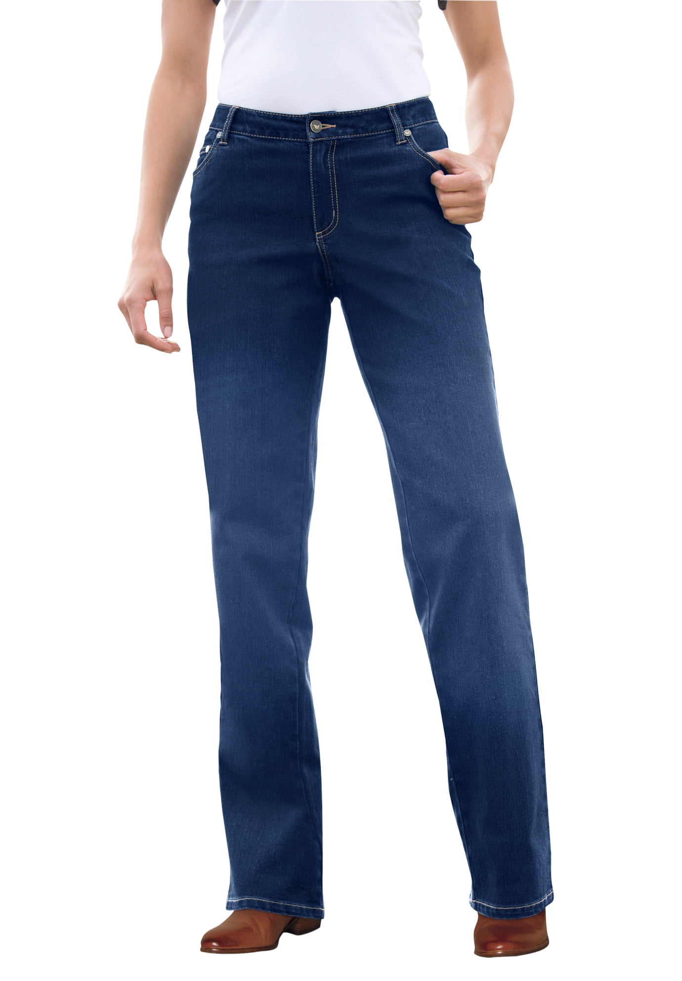 woman within tall jeans