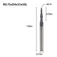 thumbnail image 4 of Scienceny Molino rebanador de acero de tungsteno recubierto, profesional, portátil, fábrica de negocios, fresado Manual de carpintería, accesorios de Kits y herramientas para tallar 0.75x15mm Scienceny TO010134-03, 4 of 5