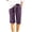 Purple, variant on Qiopertar Women's Summer Casual Shorts Elastic Waist Pockets Solid Color Half Shorts Loose Fit Comfy Stretchy Jogger Pants, Purple 4XL