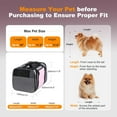thumbnail image 4 of Pet Carrier Airline Approved on Wheels - Two Sided Expandable Cat Soft Carrier for Puppy and Cats Under 26lbs, Rolling Cat Carrier for Airplane, Camping, Outdoor, 4 of 9