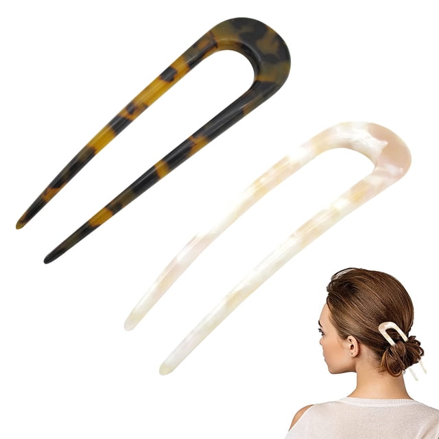Horquilla para el cabello para mujer, pinza para el cabello en forma de U de tortuga, pinza para el cabello con forma de U francesa para el cabello Vhermosa BST3022904-1