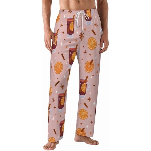 PRIYAL Pajamas Pants For Men Hot Air Balloons Pajama Bottoms Sleepwear Pj Pants