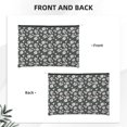 thumbnail image 3 of Fotbe Daisies Flowers Reusable Cosmetic Bag Makeup Bag for Women Large Travel Cosmetic Pouch Girls' Make Up Organizer, 3 of 8