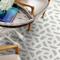 thumbnail image 4 of Simply Southern Cottage Springhill 6' X 9' Blue Geometric Area Rug, 4 of 8