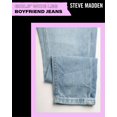 thumbnail image 4 of Steve Madden Girls' Jeans - Wide Leg Boyfriend Jeans - Casual High Waisted Stretch Denim (4-16), 4 of 6