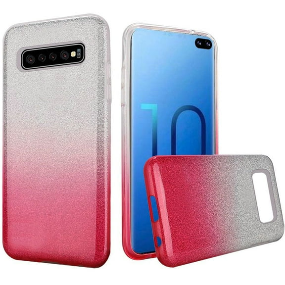 GSA Gradient Glitter Candy Case for Samsung Galaxy S10   (6.4") Hot Pink