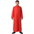 thumbnail image 2 of BLESSUME Red Roman Cassock Robe Liturgical Vestments, 2 of 4