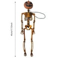 thumbnail image 3 of Halloween Pumpkin Head Skeleton Decor - , Hanging, Scary Design, for Party Home Garden Decor, 3 of 4