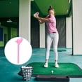 thumbnail image 6 of Uxcell 3.3 Inch Golf Tee, 10 Pack Plastic Golf Practice Tees Training Driving Range Tee, Pink, 6 of 6