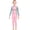 Pink, variant on GKV Girls’ UPF 50+ Floral One-Piece Wetsuit – Long Sleeve Sun Protection Dive Suit for Water Sports