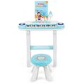 thumbnail image 1 of Patiojoy 37-Key Electronic Musical Toy Piano Keyboard Kids Electronic Organ Play Toy Blue, 1 of 6