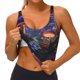 thumbnail image 3 of Fotbe Jungle Path Glowing Mushrooms Sujetador Deportivo Largo sin Aros para Mujer con Almohadillas y Soporte Medio, Transpirable y Absorbente, Camiseta Tipo Chaleco o Tank Top-Large, 3 of 8