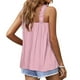 thumbnail image 3 of Más Tamaño Camisetas Sin Mangas Para Las Mujeres Chaleco de tirantes de color sólido para mujer Top sin mangas suelto con cuello cuadrado Lindo verano (Hot Pink, M), 3 of 6