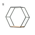thumbnail image 2 of UDIYO Wall Mounted Hexagonal Floating Shelves, Iron Wall Shelf  for Wall Decor,Storage, 2 of 7