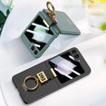 thumbnail image 5 of GKK For Samsung Galaxy Z Flip5 5G Case Ring Holder Hard PC Phone Cover with Rear Screen Film - Pink, 5 of 5