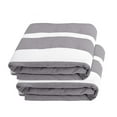 thumbnail image 2 of Superior Cabana Cotton Towel/ Chaise Lounge Chair Cover Set of 2, Light Grey, 2 of 11