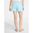 thumbnail image 3 of No Boundaries Striped Seersucker Bungee Shorts, 2" Inseam, Women's XXS-XXL, 3 of 5