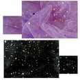 thumbnail image 5 of Star Mesh Fabric Sequined Tulle Fabric Handcraft Dress Clothing Wedding Party Decoration, 5 of 9