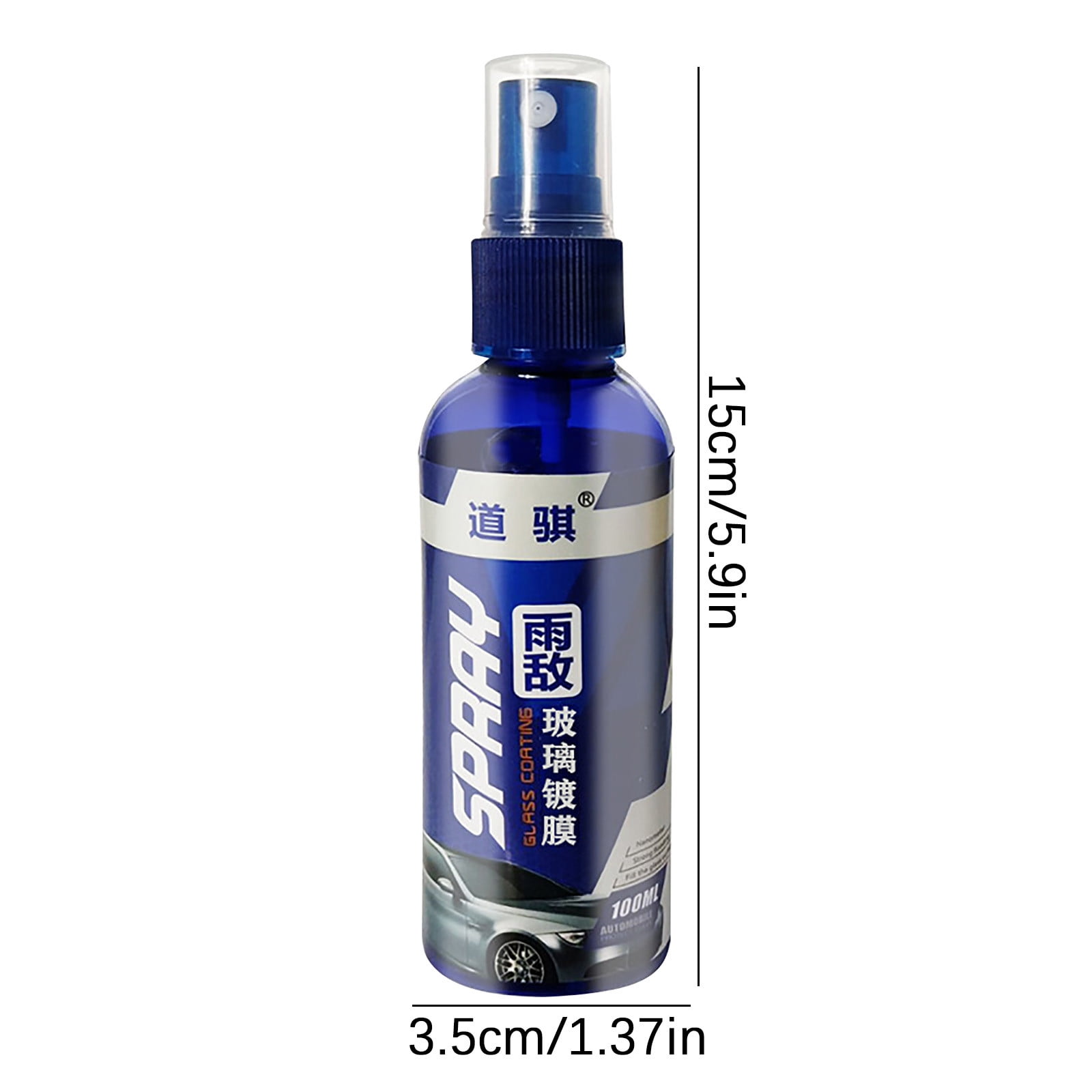 Car Coating Spray, 500ml Glass Anti Fog Spray, Water Driving Coating Agent,  Oil Film Emulsion Glass Cleaner, Quick Effect Coating Agent