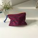 thumbnail image 4 of WDOplteas Bolsos Pequeños Con Tela Escocesa para Mujer A La Bolsas Almacenamiento Cosméticos (rojo), 4 of 9