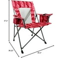 thumbnail image 2 of Portable Beach Chair for Adults - Kijaro Journey Print Beach Folding Chair, Steel Frame Foldable Beach Chair, High Beach Chair with Cooler Pocket, Outdoor Folding Chair, 2 of 8