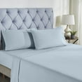 thumbnail image 2 of Modern Threads 4-Piece Blue Sky Cotton Flannel Adult Bed Sheet Set, Full, 2 of 4