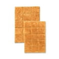 thumbnail image 1 of Superior BATHRUG-CH2PC-RT Bath Rug Set Cotton Checkers - Rust, 2 Pieces, 1 of 1
