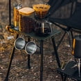 thumbnail image 5 of Jesscasday 2 in 1 Camping Table Outdoor Stool Aluminum Alloys Folding Table Practical Table, 5 of 21